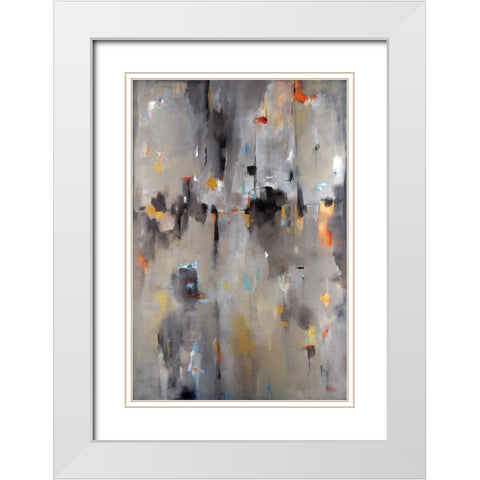 Beyond Time White Modern Wood Framed Art Print with Double Matting by Jackson, Victoria