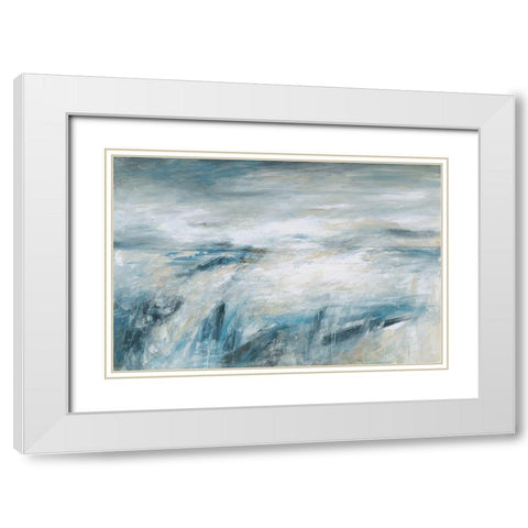 May We All White Modern Wood Framed Art Print with Double Matting by Wani, Pasion