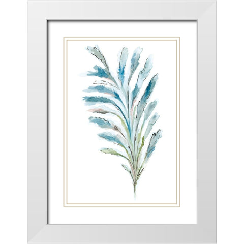 Reach II White Modern Wood Framed Art Print with Double Matting by Golden, Corrie