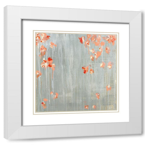 Morning Dew II White Modern Wood Framed Art Print with Double Matting by Cole, Macy