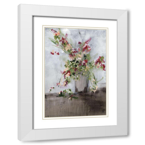 Fade Into Me White Modern Wood Framed Art Print with Double Matting by Cole, Macy