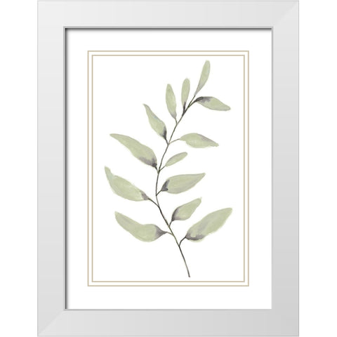 Lulu I White Modern Wood Framed Art Print with Double Matting by Golden, Corrie