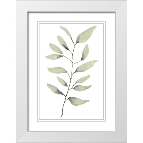 Lulu II White Modern Wood Framed Art Print with Double Matting by Golden, Corrie
