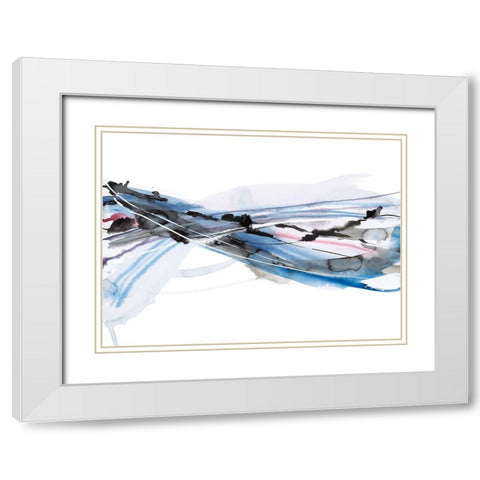 Love Affair White Modern Wood Framed Art Print with Double Matting by Meyers, Rebecca