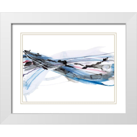 Love Affair White Modern Wood Framed Art Print with Double Matting by Meyers, Rebecca