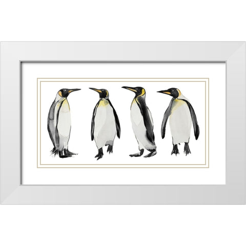 The Colony White Modern Wood Framed Art Print with Double Matting by Billinghurst, Marina