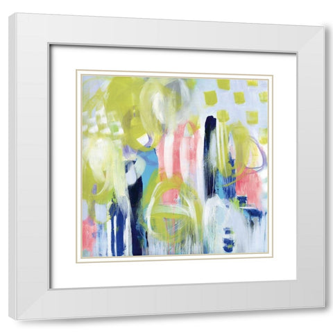 Hiding Things Inside White Modern Wood Framed Art Print with Double Matting by Hawkins, Julie