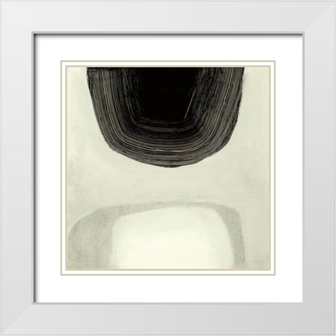 Shadows In The Dark II White Modern Wood Framed Art Print with Double Matting by Sims, Drew
