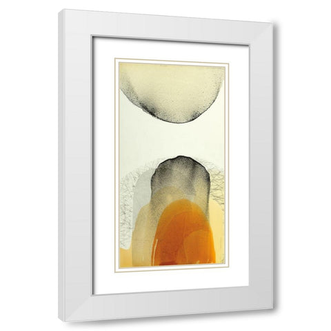 Movement of Light I White Modern Wood Framed Art Print with Double Matting by Sims, Drew