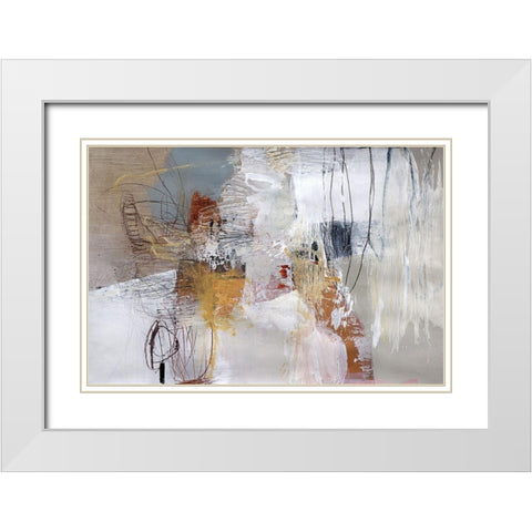 Misunderstood White Modern Wood Framed Art Print with Double Matting by Barnes, Natasha