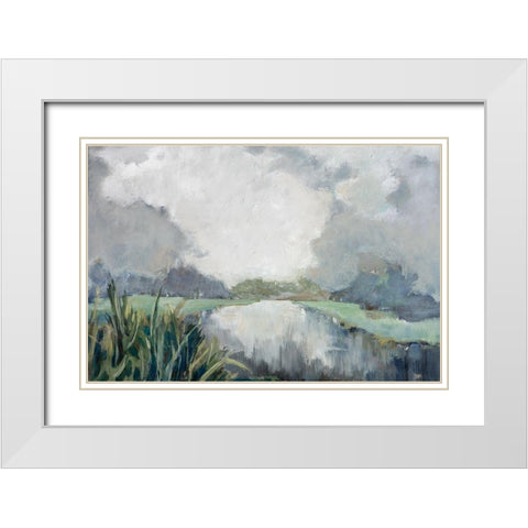 Passage White Modern Wood Framed Art Print with Double Matting by Buckley, Mary