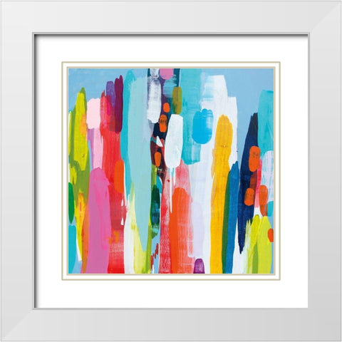 Getting Close White Modern Wood Framed Art Print with Double Matting by Desjardins, Claire
