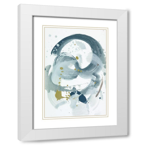 Centered On You IV White Modern Wood Framed Art Print with Double Matting by Ellens, Jacqueline