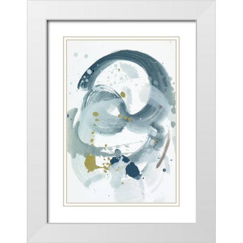 Centered On You IV White Modern Wood Framed Art Print with Double Matting by Ellens, Jacqueline