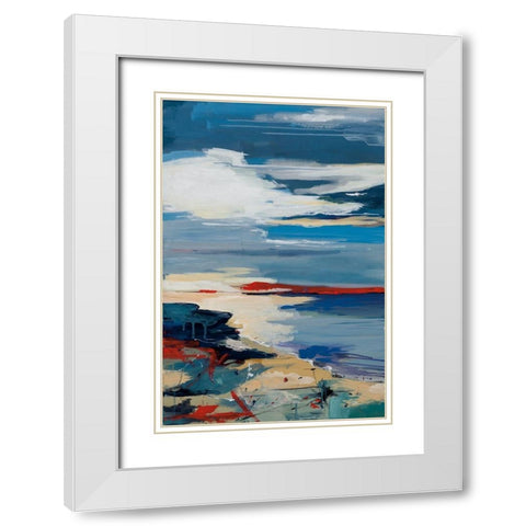 Wilderness White Modern Wood Framed Art Print with Double Matting by Fitzsimmons, A.