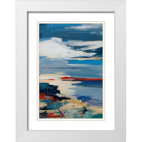 Wilderness White Modern Wood Framed Art Print with Double Matting by Fitzsimmons, A.