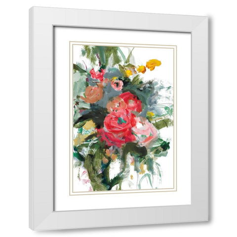 Cotton Candy White Modern Wood Framed Art Print with Double Matting by Harwood, Jennifer
