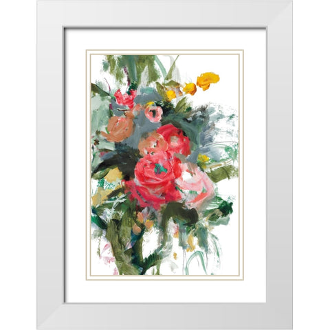 Cotton Candy White Modern Wood Framed Art Print with Double Matting by Harwood, Jennifer