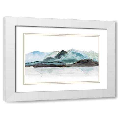 Island Dream White Modern Wood Framed Art Print with Double Matting by Meyers, Rebecca
