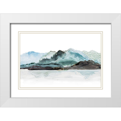 Island Dream White Modern Wood Framed Art Print with Double Matting by Meyers, Rebecca