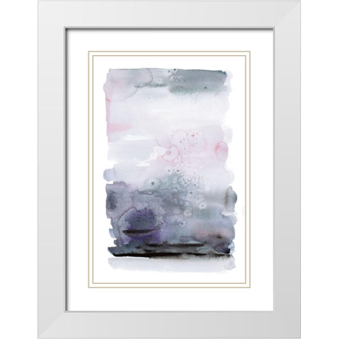 I Get Misty White Modern Wood Framed Art Print with Double Matting by Pasion, Wani
