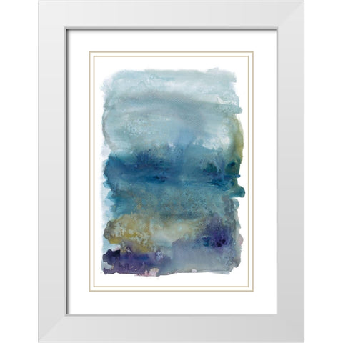 Kiss the Sky White Modern Wood Framed Art Print with Double Matting by Pasion, Wani