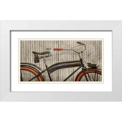 American Made White Modern Wood Framed Art Print with Double Matting by Smith, Ken