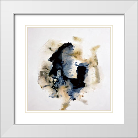 Pilot White Modern Wood Framed Art Print with Double Matting by Snow , Aerial