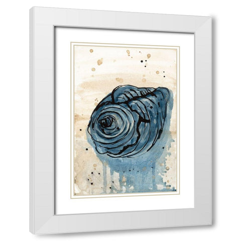 Deep Sea Treasure I White Modern Wood Framed Art Print with Double Matting by St.Amant, Yvette