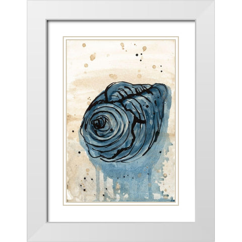 Deep Sea Treasure I White Modern Wood Framed Art Print with Double Matting by St.Amant, Yvette