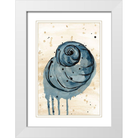 Deep Sea Treasure II White Modern Wood Framed Art Print with Double Matting by St.Amant, Yvette