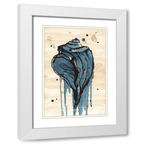 Deep Sea Treasure III White Modern Wood Framed Art Print with Double Matting by St.Amant, Yvette