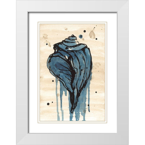 Deep Sea Treasure III White Modern Wood Framed Art Print with Double Matting by St.Amant, Yvette