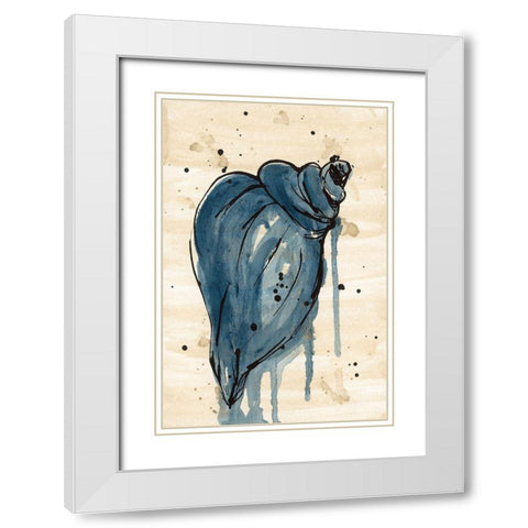 Deep Sea Treasure IV White Modern Wood Framed Art Print with Double Matting by St.Amant, Yvette