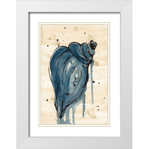 Deep Sea Treasure IV White Modern Wood Framed Art Print with Double Matting by St.Amant, Yvette