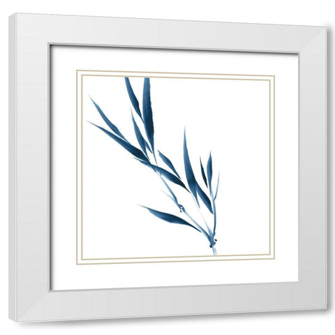 Simplicity I White Modern Wood Framed Art Print with Double Matting by Sugita, Katsumi
