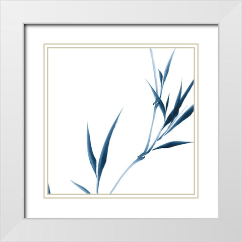 Simplicity II White Modern Wood Framed Art Print with Double Matting by Sugita, Katsumi