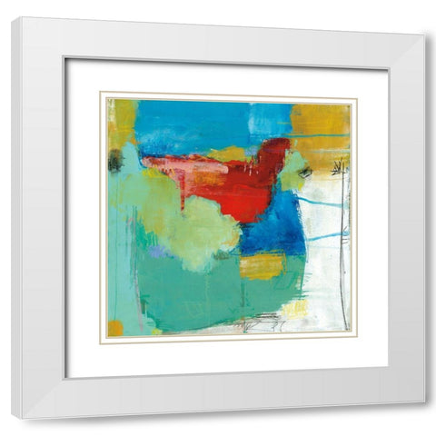 Clarity White Modern Wood Framed Art Print with Double Matting by Carstensen, Amy Leigh