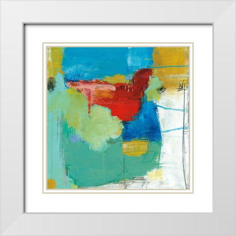 Clarity White Modern Wood Framed Art Print with Double Matting by Carstensen, Amy Leigh