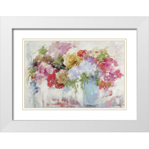 Hope Springs White Modern Wood Framed Art Print with Double Matting by Buckley, Mary Parker