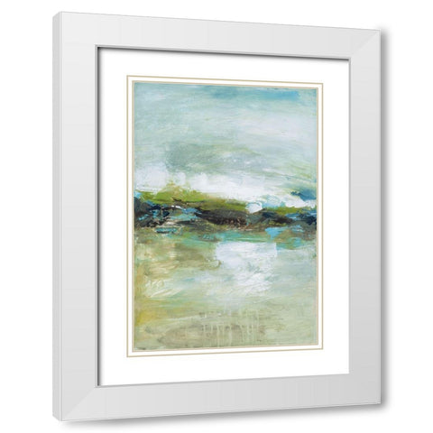 The Cool Before The Warmth I White Modern Wood Framed Art Print with Double Matting by Pasion, Wani