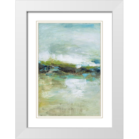 The Cool Before The Warmth I White Modern Wood Framed Art Print with Double Matting by Pasion, Wani