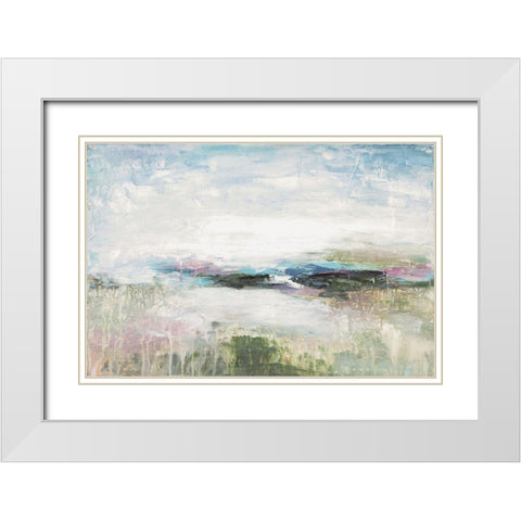 A Place In The Sun White Modern Wood Framed Art Print with Double Matting by Pasion, Wani
