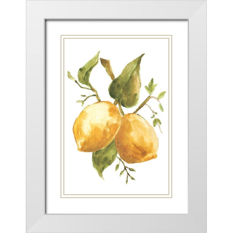 Farmhouse Kitchen I White Modern Wood Framed Art Print with Double Matting by Yvette St Amant
