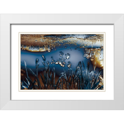 Lentic Dream I White Modern Wood Framed Art Print with Double Matting by Hoh, Roy