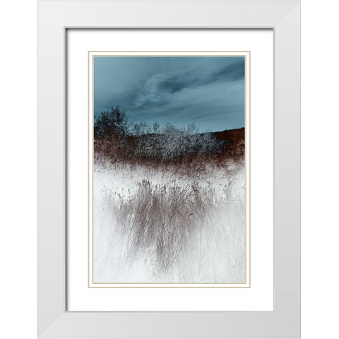 Lentic Dream II White Modern Wood Framed Art Print with Double Matting by Hoh, Roy