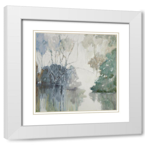 Woodland Magic White Modern Wood Framed Art Print with Double Matting by Buckley, Mary Parker