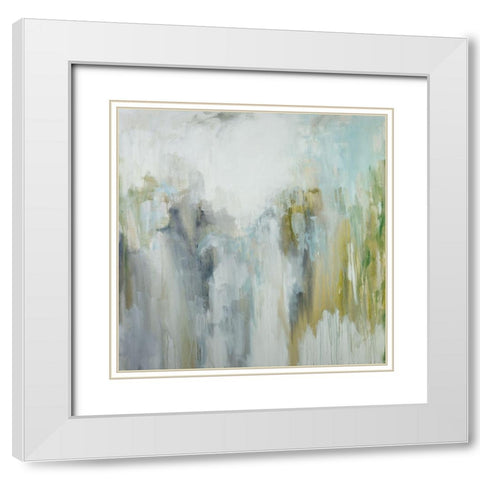 Welcome Home White Modern Wood Framed Art Print with Double Matting by Ellens, Jacqueline