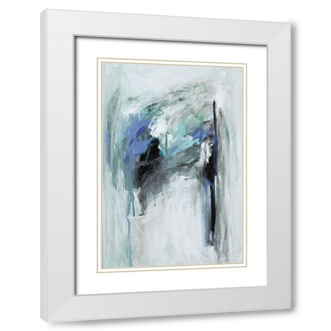 Anything But Nothing Again White Modern Wood Framed Art Print with Double Matting by Pasion, Wani
