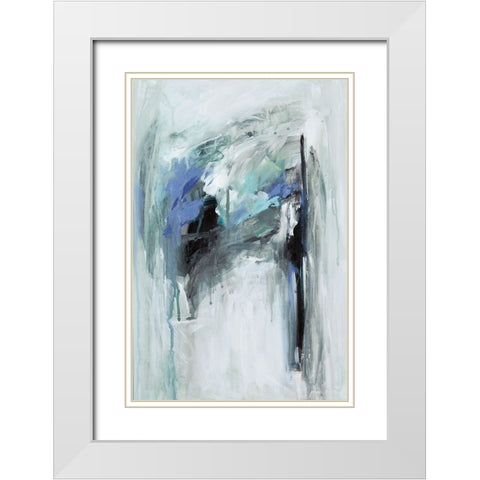 Anything But Nothing Again White Modern Wood Framed Art Print with Double Matting by Pasion, Wani